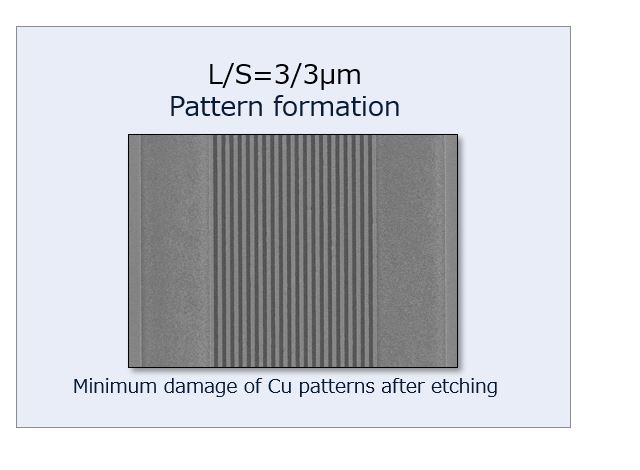 Fine pattern after seed layer etching